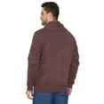 thumbnail image 3 of Turtle Bay New York Men's Jacquard Knit Shawl Collar Cardigan - Botton front with Pockets, 3 of 9