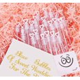thumbnail image 5 of 60 botellas de burbujas para bodas, tubo de burbujas en forma de corazón, decoración de mesa para bodas, 5 of 5