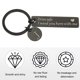thumbnail image 3 of Llave de seguridad Uxcell, llavero letra A 'Te necesito aquí conmigo' llavero personalizado con caja de regalo para él letra J, 3 of 6