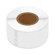 GREENCYCLE 1 Roll (130 labels per roll) Medium Frosted White Address Mailing Multipurpose Labels Compatible for Dymo 30254 1-1/8" x 3-1/2"(28mm x 89mm) LabelWriter Printer,BPA Free