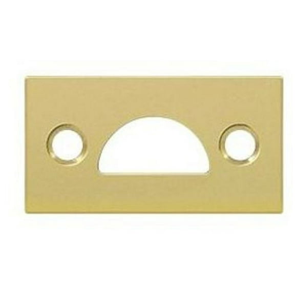 Deltana 178MSTU3 Mortise Strike, Solid Brass in Polished Brass