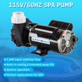 thumbnail image 3 of Bomba para spa LINGXIAO 48WUA1001C-II 1.5 HP 115 V puerto de 2 pulgadas, 3 of 7
