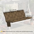 thumbnail image 3 of Outsunny Bench Cushion Water-Repellent, Khaki, 3 of 10