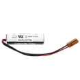 thumbnail image 3 of Battery for Toshiba ER6V+JAE2P PLC CS-PLC277SL Non-rechargeable Brown Connector, 3 of 4