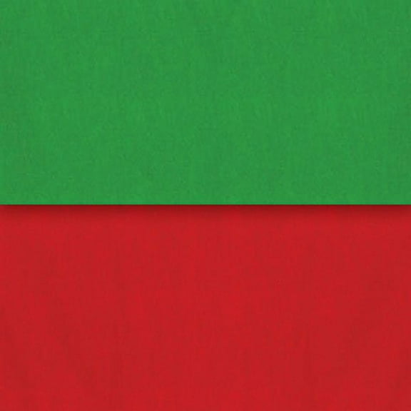 Amscan 180158 Christmas Tissue Paper, Green/Red, 40 Sheets Per Pack - 1 Pack