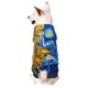 thumbnail image 1 of Fotbe Whimsical Sunflowers Night Sky Sudadera con Estampado para Perros Pequeños – Suéter con Capucha para Mascotas, Tela Suave de Forro Polar con Bolsillo-Large, 1 of 7