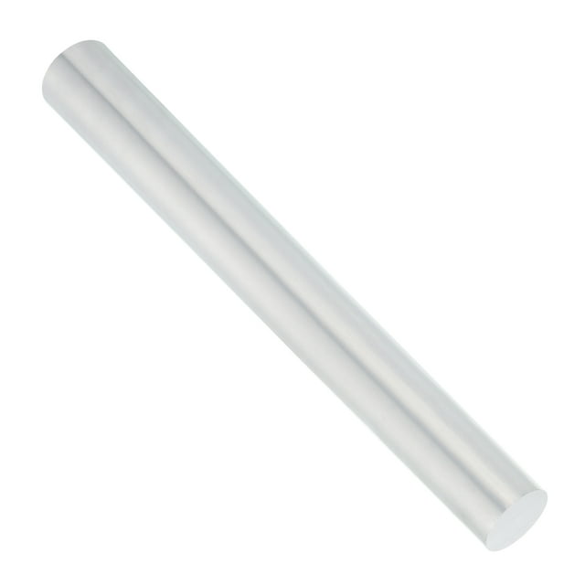 Uxcell 1pcs 1"(25mm) Diámetro 6061 Barras Redondas de Aluminio 10"(250mm) Longitud Barra Sólida de Aluminio para CNC Industrial, Manualidades DIY, Robótica, Plata