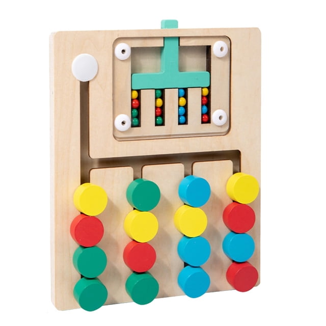 Maojin Toy Story Juguetes Montessori Toys For 2-5 Year Old, Wooden Color Matching Puzzle Toy For Kids, Brain Teasers Game Preschool Educational Learning Toys For Boys Girls Age