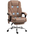 thumbnail image 1 of Vinsetto Chaise de Bureau de Massage, Chaise de Jeu Inclinable, Brun, 1 of 10