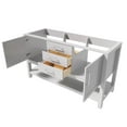 thumbnail image 3 of Ariel R060S-BC-WHT Bayhill 60" Single Free Standing Vanity Cabinet Only - White, 3 of 7