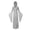 Gray, variant on Women Hooded Witch Costume Dress, Gothic Velvet Long Robe with Flare Mesh Bell Sleeves, Lace Up Front Medieval Renaissance Cosplay Gown for Halloween Themed Party,White,M