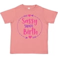 thumbnail image 3 of Inktastic Sassy Since Birth, Sassy, Sassy Girl, Arrow, Hearts Girls Toddler T-Shirt, 3 of 5