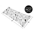 thumbnail image 2 of Sweet Jojo Designs Fox Black and White Body Pillow Cover Case 54x20 (Pillow Not Included), 2 of 3