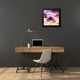 thumbnail image 4 of Popp, Grace 20x20 Black Modern Framed Museum Art Print Titled - Sunset Haze II, 4 of 5