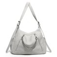 thumbnail image 2 of Nuevo bolso de hombro para mujer de gran capacidad, cuadrado horizontal y moderno, informal, sencillo y versátil, con bandolera cruzada en diagonal, 2 of 5