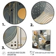 thumbnail image 3 of DESIGN ART Designart "Soft Colors Marble Abstract V" Abstract Marble Canvas Print 30 in. wide x 30 in. high, 3 of 5