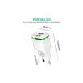 thumbnail image 3 of Cargador de toma de corriente USB, paquete de 2 2,1 A 5 V 2 puertos Adaptador de corriente LED universal de repuesto para iPhone 11 XR X XS Max 8 7 6 6S Plus 5S, Samsung Galaxy/Note, Pad, teléfono Xia, 3 of 4