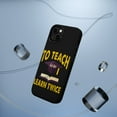 thumbnail image 5 of DistinctInk Tough Case for Apple iPhone 15 PLUS (6.7" Screen), Compatible with MagSafe Charging - To Teach Is To Learn Twice, 5 of 6