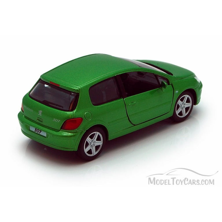 Peugeot 307 XSI, Golden Green - Kinsmart 5079D - 1/32 scale