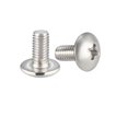 thumbnail image 1 of Unique Bargains Vis de Machine, M5x10mm Vis de Tête de Pinceau Phillips, Acier Inoxydable 304, Boulons de Fixation 20 Pcs, 1 of 3