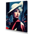 thumbnail image 2 of Designart "Stunning Female In The City" Fashion Woman Wall Art For Kitchen, 2 of 5