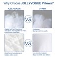 thumbnail image 6 of PAYDA Hotel Collection Velvet Bed Pillows with Adjustable Filling, Full Size Pillows - Queen Size Set of 2 (20"x30"), 6 of 6