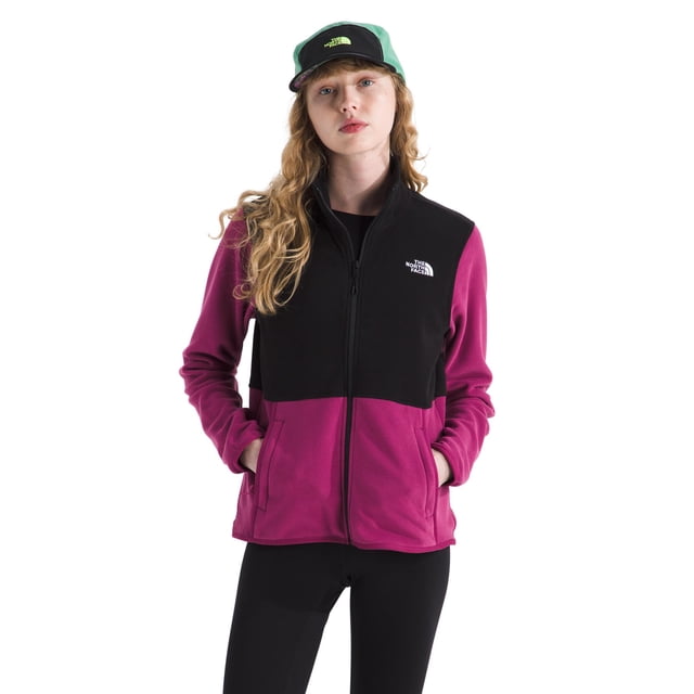 Chaqueta polar THE NORTH FACE Glacier para mujer Cyber Berry/TNF negra
