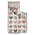 thumbnail image 2 of Boston Terrier Dog and Flower Florals Toddler Nap Mats for Kids Preschool,Sleeping Mat Bag or Kids,Toddler Sleeping Bag,Toddler Nap Mat or Daycare, 2 of 6