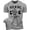 T-Shirt Heather Grey, variant on Gymish Hulking Up Men’s Workout T-Shirt – Funny Lifting Gym Tee, Athletic Fitness Shirt for Men