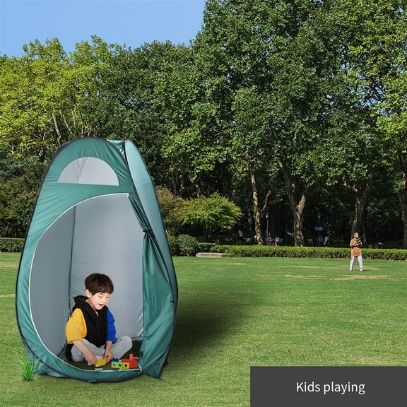 Spaco Portable Outdoor Pop-up Toilet Dressing Fitting Room Privacy Shelter Tent Army Green