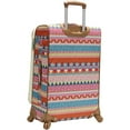 Lily Bloom Midsize 24" Expandable Design Pattern Luggage With