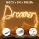 thumbnail image 3 of Guirnalda de luces navideñas Olafus 20 LED, funciona con pilas, 3 of 7
