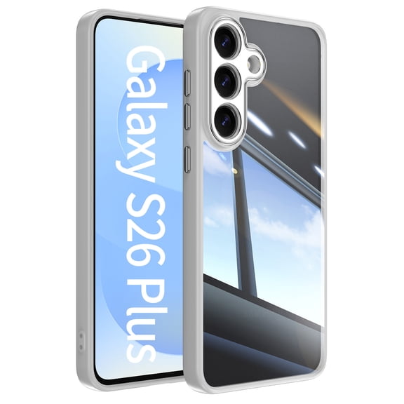Strong Magnetic for Samsung Galaxy S26 Plus Phone Case, [Compatible with Magsafe][Anti Yellowing] [Camera Lens Protector]Slim Thin Shockproof Protective Cover for Samsung Galaxy S26 Plus, Gray