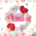 thumbnail image 3 of Valentine's Day Heart Wreath Decoration Large 1575 Inch Festive Wall Hanging For Interior Home, 3 of 6
