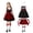 Wine, variant on Kids Lace Maid Oktoberfest Costume Dress, Short Sleeve Girls Summer Festival Casual Apparel Dresses for Little Girls 3-11 Years Wine 5-6 Years