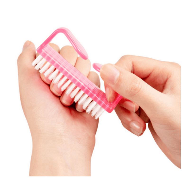 ZTTD Handle Nail Brush Hand Fingernail Brush Cleaner Scrubbing Kit Pedicure  for Toes and Nails Men Women Christmas Gift