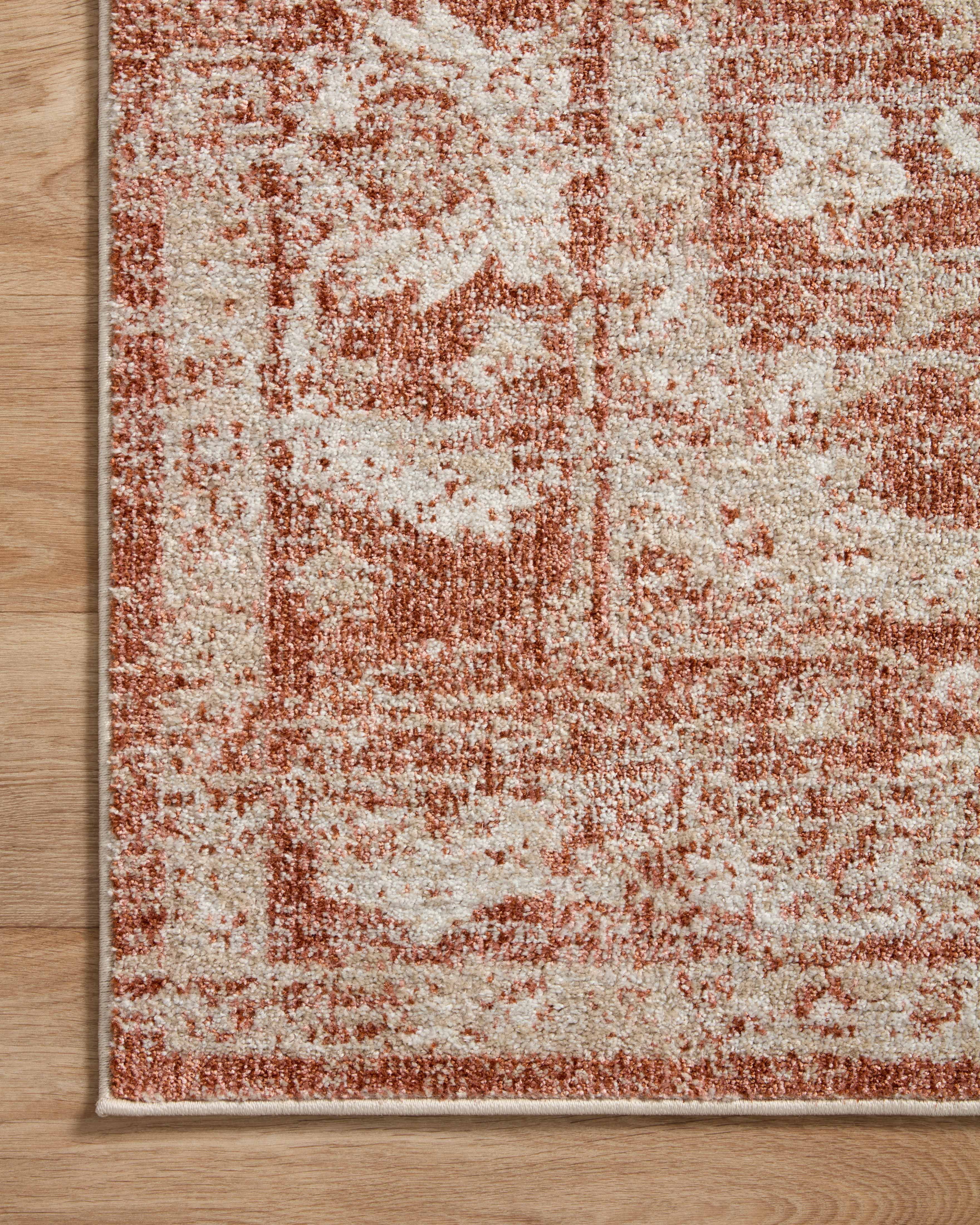 Loloi Odette Rust / Ivory 9'-2" x 13' Area Rug