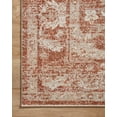 thumbnail image 5 of Loloi Odette Rust / Ivory 5'-3" x 5'-3" Round Accent Rug, 5 of 7