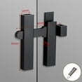 thumbnail image 1 of Gate Latch Matte Reliable 180 Degree Door 82x82mm High Quality Material, 1 of 4