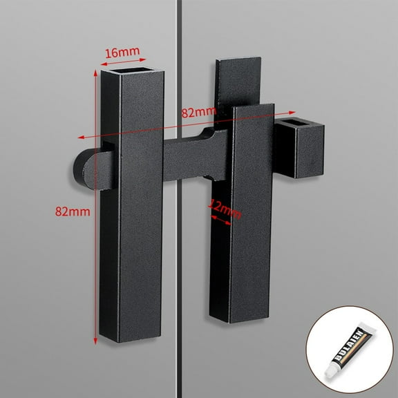 Door Lock Guard Latch Bolt 180 Degree Aluminum Alloy Toggle Latch Sliding Barn Door Lock Anti-Theft Hardware Cabinet Latch