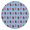 Food, variant on Mandala Tablecloth Vintage Abstract Pattern Waterproof Elastic Round Cover with Back for Relaxation and Anxiety Relief