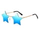 thumbnail image 1 of Gafas de sol sin marco con forma de estrella de cinco puntas, gafas de sol marinas coloridas personalizadas, 1 of 5