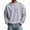 Gray #033, variant on Men's Crewneck Pocket Sweatshirt Long Sleeve Relaxed Fit Chest Pocket Soft Casual Basic Pullover Sweatshirt