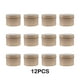 thumbnail image 2 of Bearachild 12 pack/lote contenedores de almacenamiento redondos prácticos y a prueba de fugas para todas las necesidades latas de velas de Metal Almacenamiento y organización del hogar Oro rosa, 2 of 6