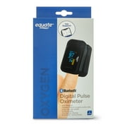 Equate Bluetooth Digital Pulse Oximeter with Heart Rate Monitor and SpO2 Measurement