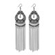 thumbnail image 1 of Pendientes de borla de cadena de aleación larga bohemia, pendientes de borla larga vintage, accesorios de ropa de mujer Feliz Sencillez, 1 of 2