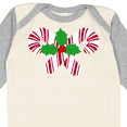 thumbnail image 4 of Inktastic Candy Canes and Holly Christmas Boys or Girls Long Sleeve Baby Bodysuit, 4 of 5