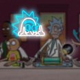 thumbnail image 3 of Letrero de neón JanHune Anime Rick LED para decoración de pared, 25 x 31 cm, 3 of 7