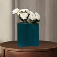 thumbnail image 4 of Jarrón de cerámica, jarrones decorativos, flores, adornos hidropónicos para comedor Verde, 4 of 7