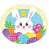 Way To Celebrate Easter Bunny Oval Paper Plates, 8 Ct